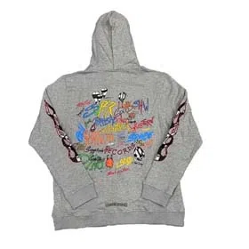 Chrome Hearts Classic Color Horseshoe Autumn and Winter Loose Zipper Jacket Hooded Sweatshirt (6 styles)-2532  
