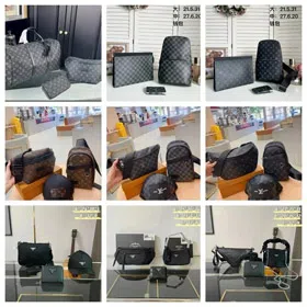Louis Vuitton LV Backpack Handbag and Wallet Set-4636  