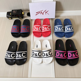 Dolce & Gabbana (DG) anti-slip, odor-resistant slide sandals-5713  